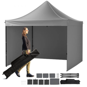 Tonnelle Pliante 3x3 – Abri Instantané Tout-Temps