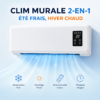 Climatiseur 2-en-1 — Mural & Portable