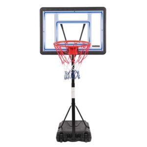 Panier de Basket & Volley de Piscine 2-en-1 – Hauteur Réglable