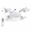 Ventilateur Plafond LED 4 Têtes – Se visse en 30 sec, sans électricien