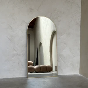 Miroir arche doré – 200 x 100 cm